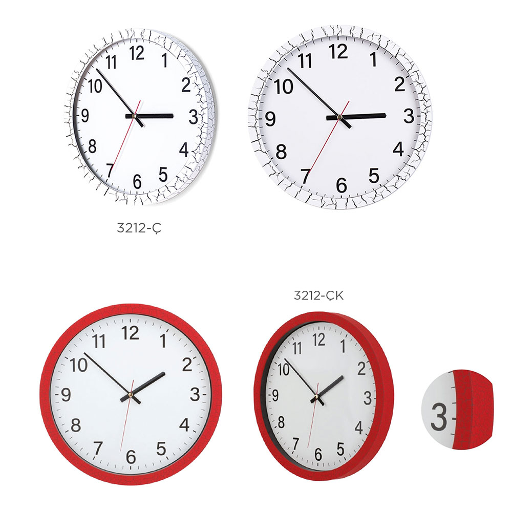 Plastik Duvar Saati Ø 400 mm