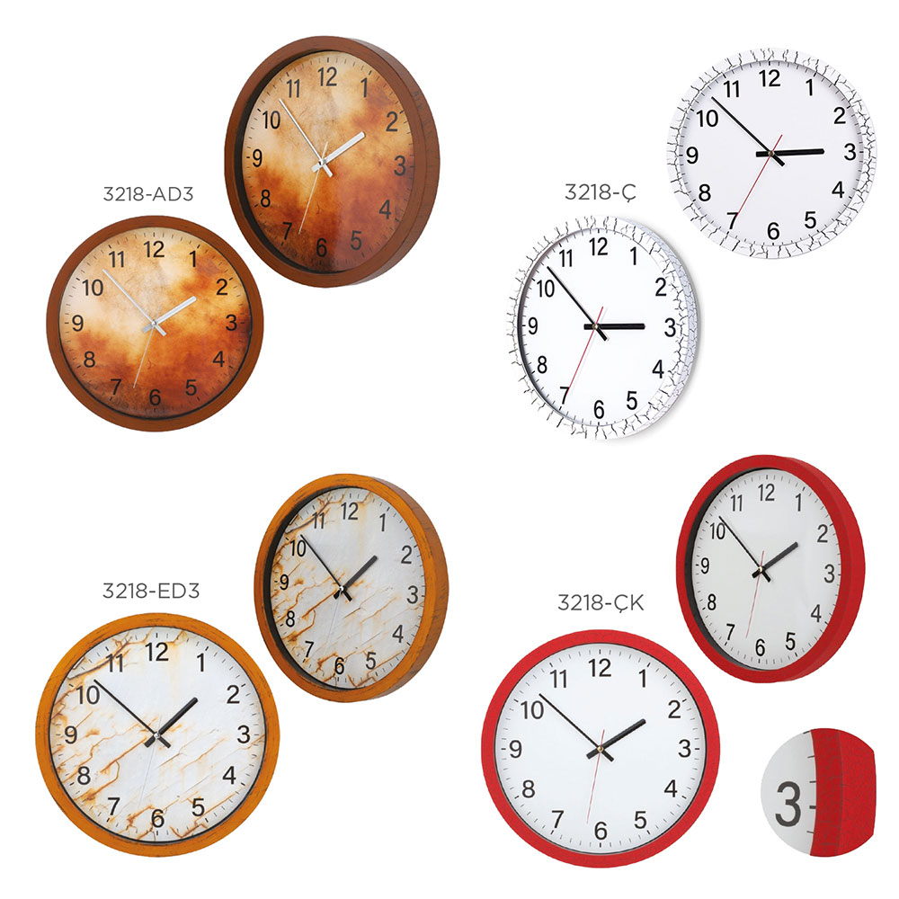 Plastik Duvar Saati Ø 350 mm