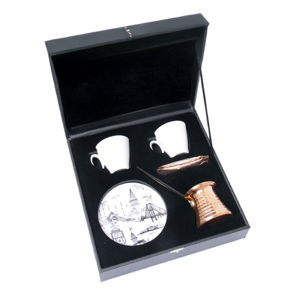 Kadife Kutulu Türk Kahvesi Seti