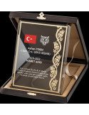 PB2010 Altın Yaldız Kristal Plaket