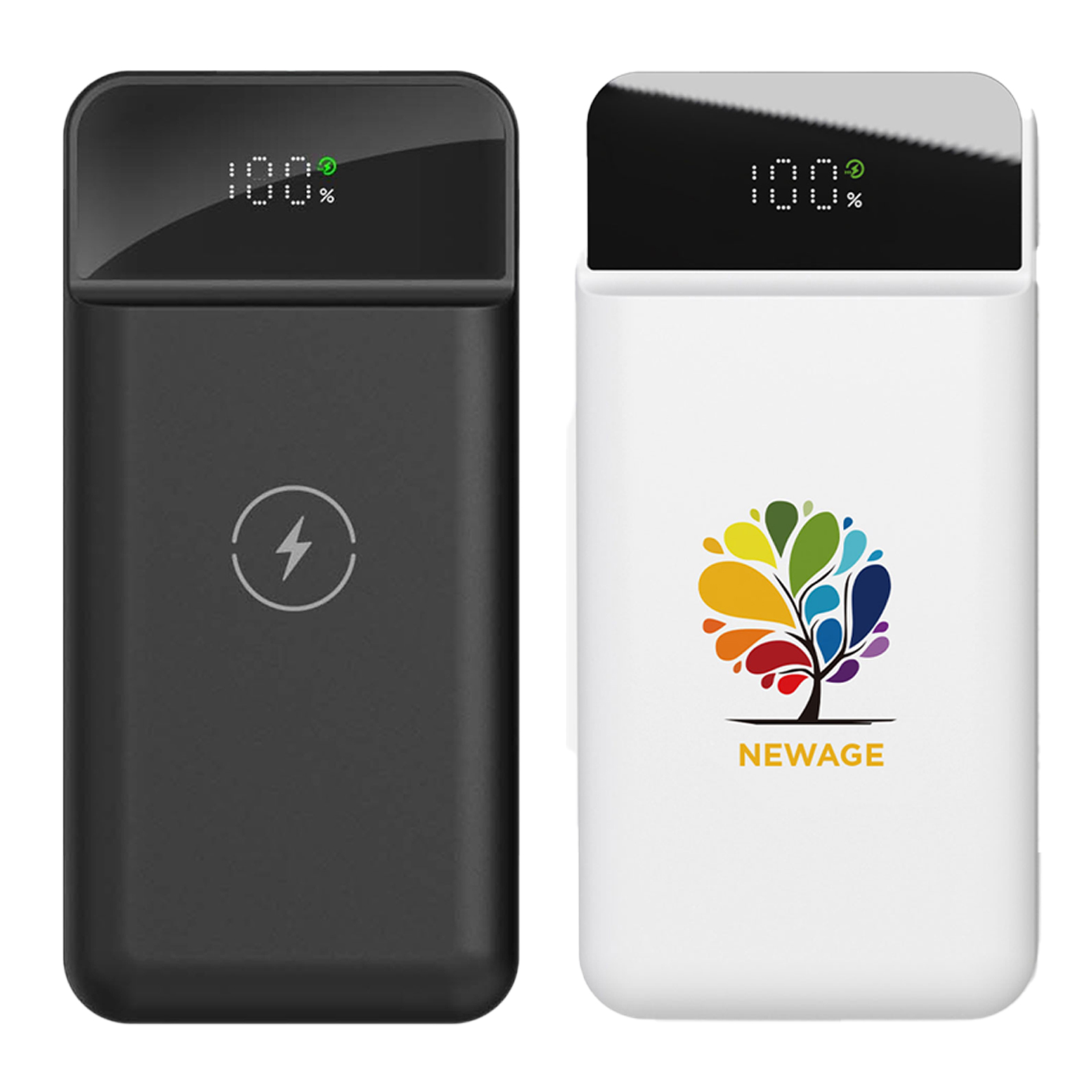 ÜZÜMLÜ 10.000 MAH BEYAZ WIRELESS POWERBANK