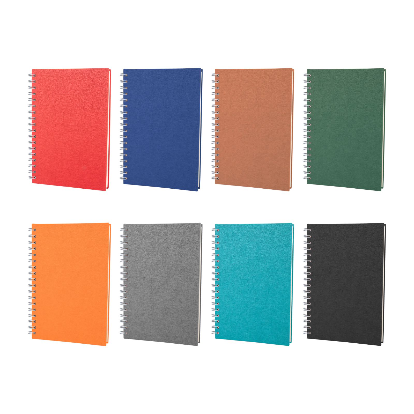 ELMADAĞ SİYAH TARİHLİ SPİRALLİ AJANDA (17X24 CM)