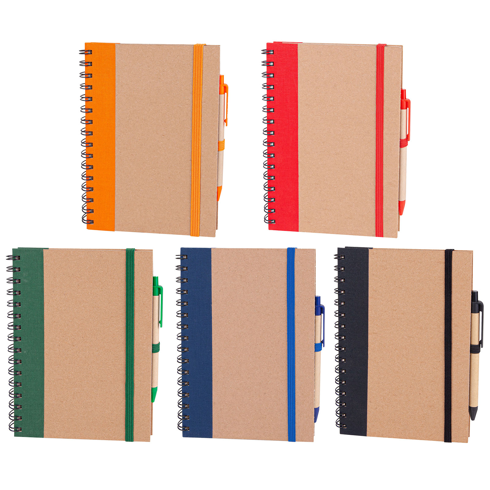 PURSAKLAR TURUNCU SPİRALLİ TARİHSİZ DEFTER (15X21 CM)