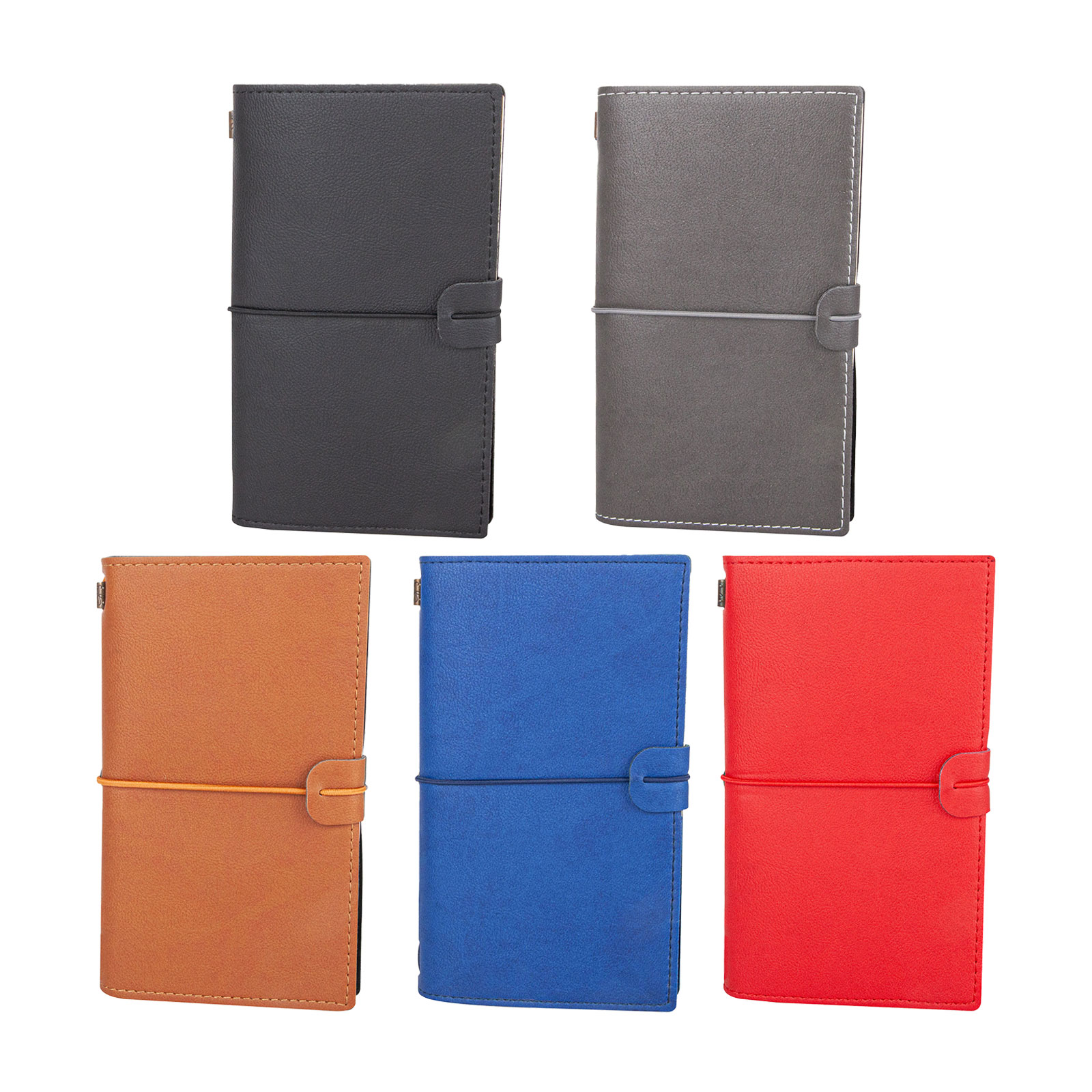 KUĞULU FÜME TARİHSİZ DEFTER (11,5X20 CM)