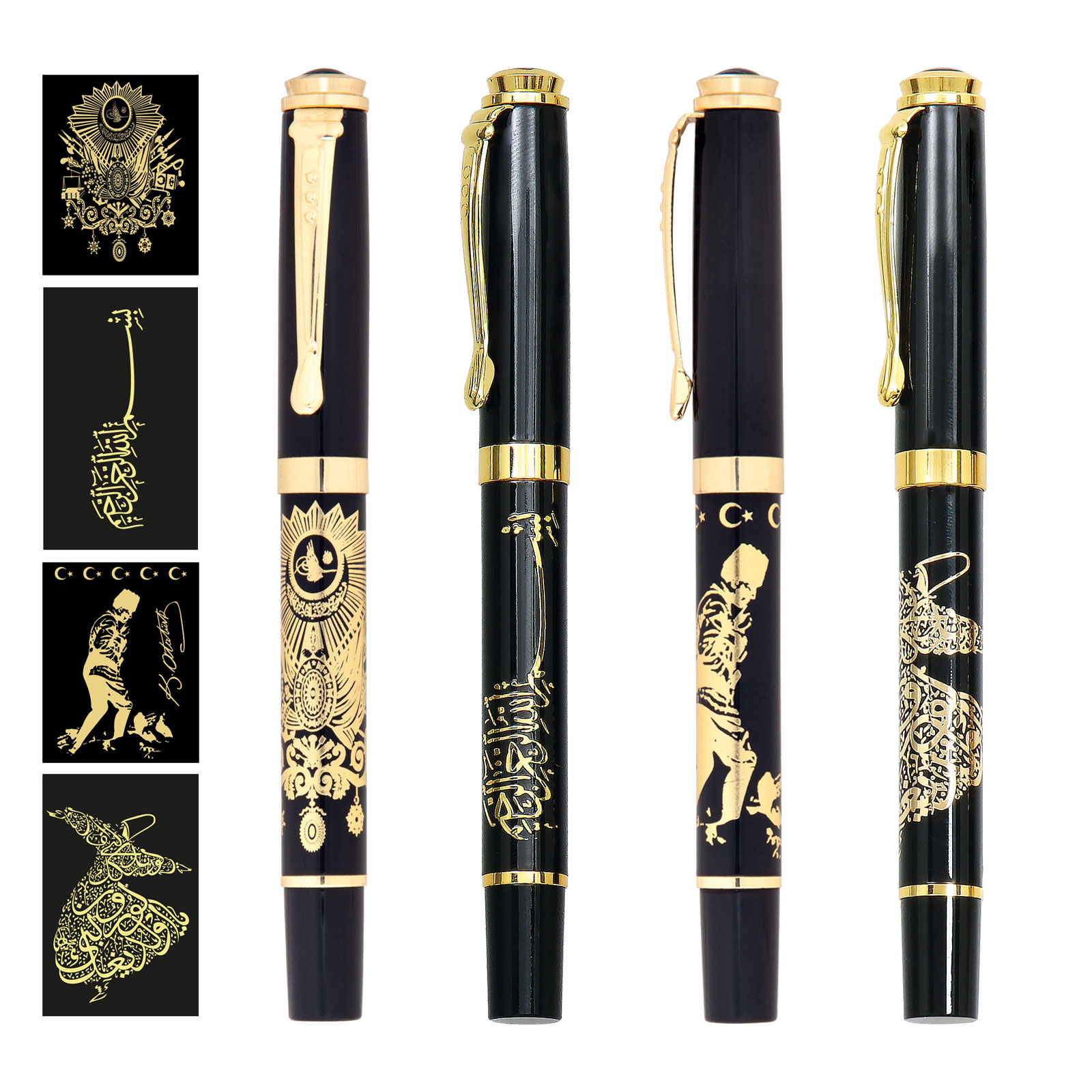 YÜREĞİR OSMANLI KABARTMALI TEKLİ KALEM SETİ 