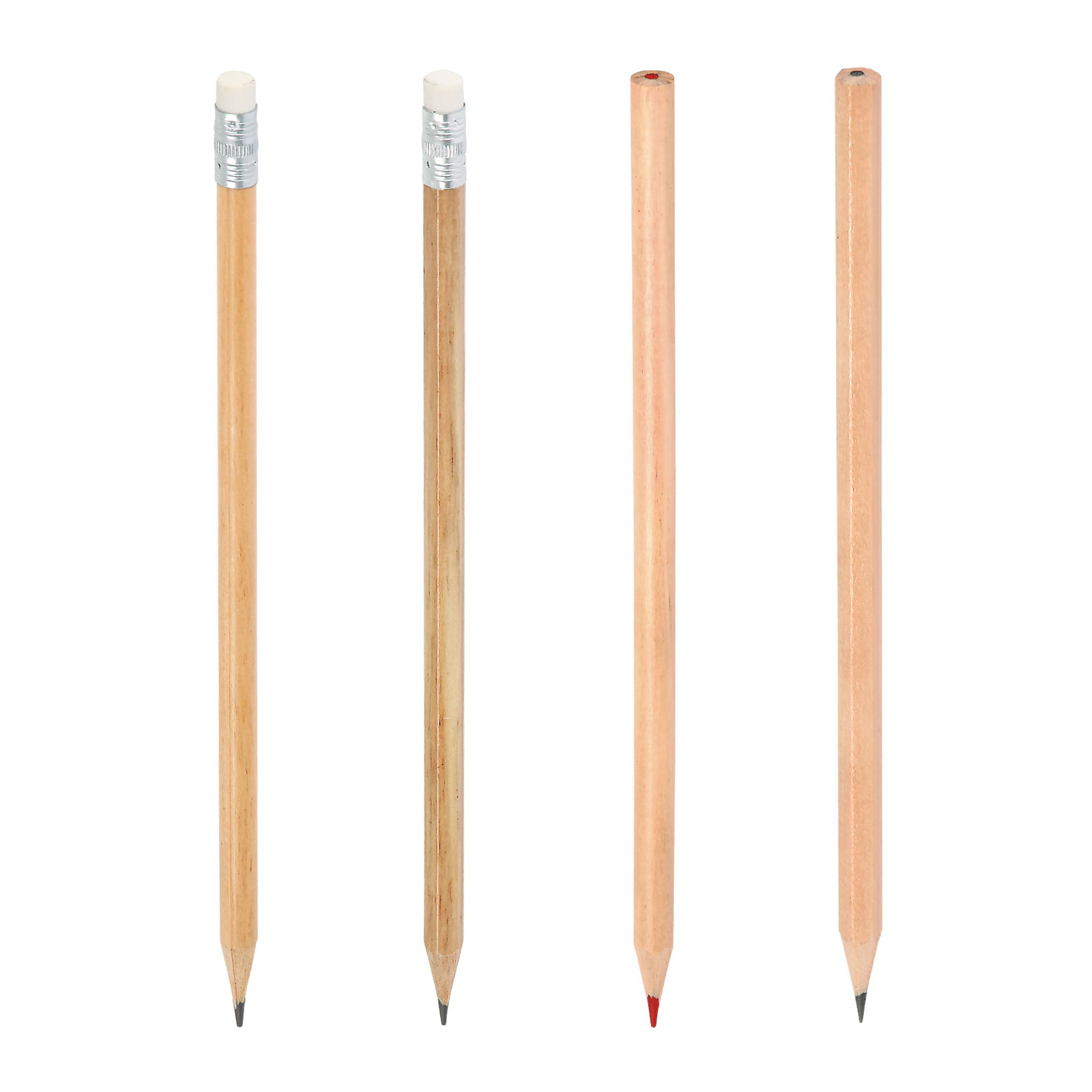 OLUR YUVARLAK KIRMIZI NATUREL KURŞUN KALEM 