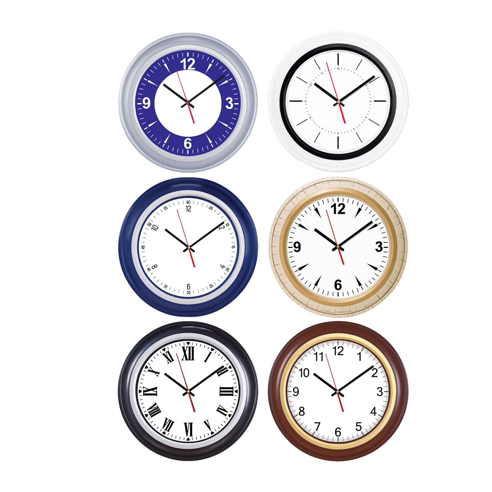 SEDNA526 SİYAH-GÜMÜŞ BRİSTOL KADRAN DUVAR SAATİ (480 MM)