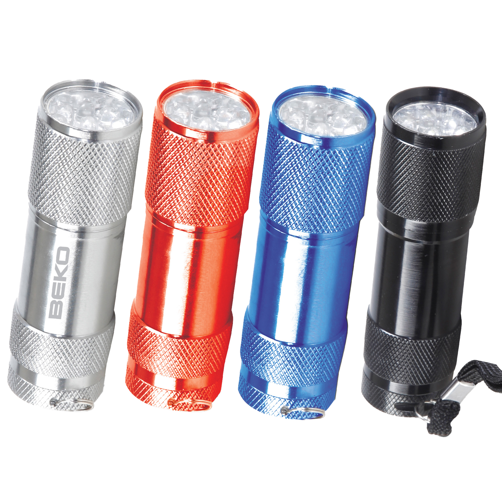 İSPİNOZ GÜMÜŞ 9 LED EL FENERİ