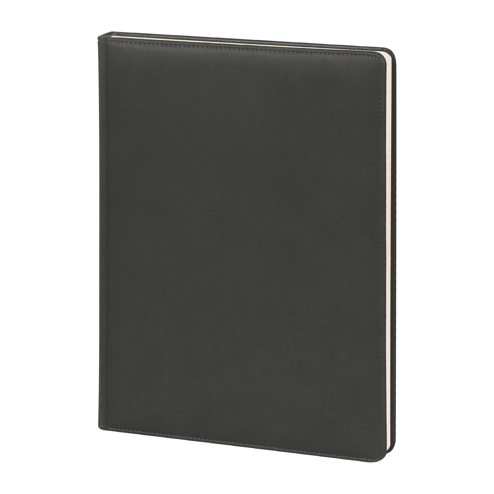 YAKACIK SİYAH TARİHLİ GÜNLÜK CİLTLİ AJANDA (20X28 CM)