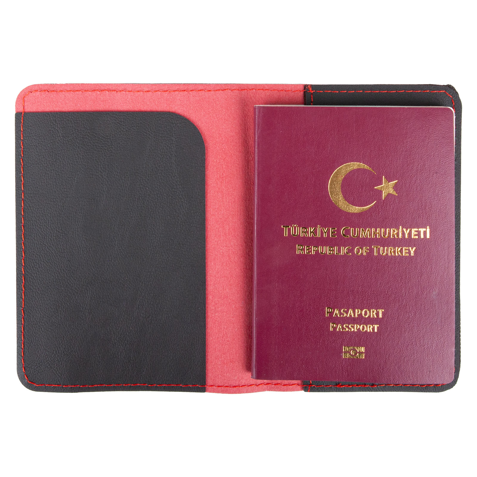 PASAPORTLUK KIRMIZI DERİ