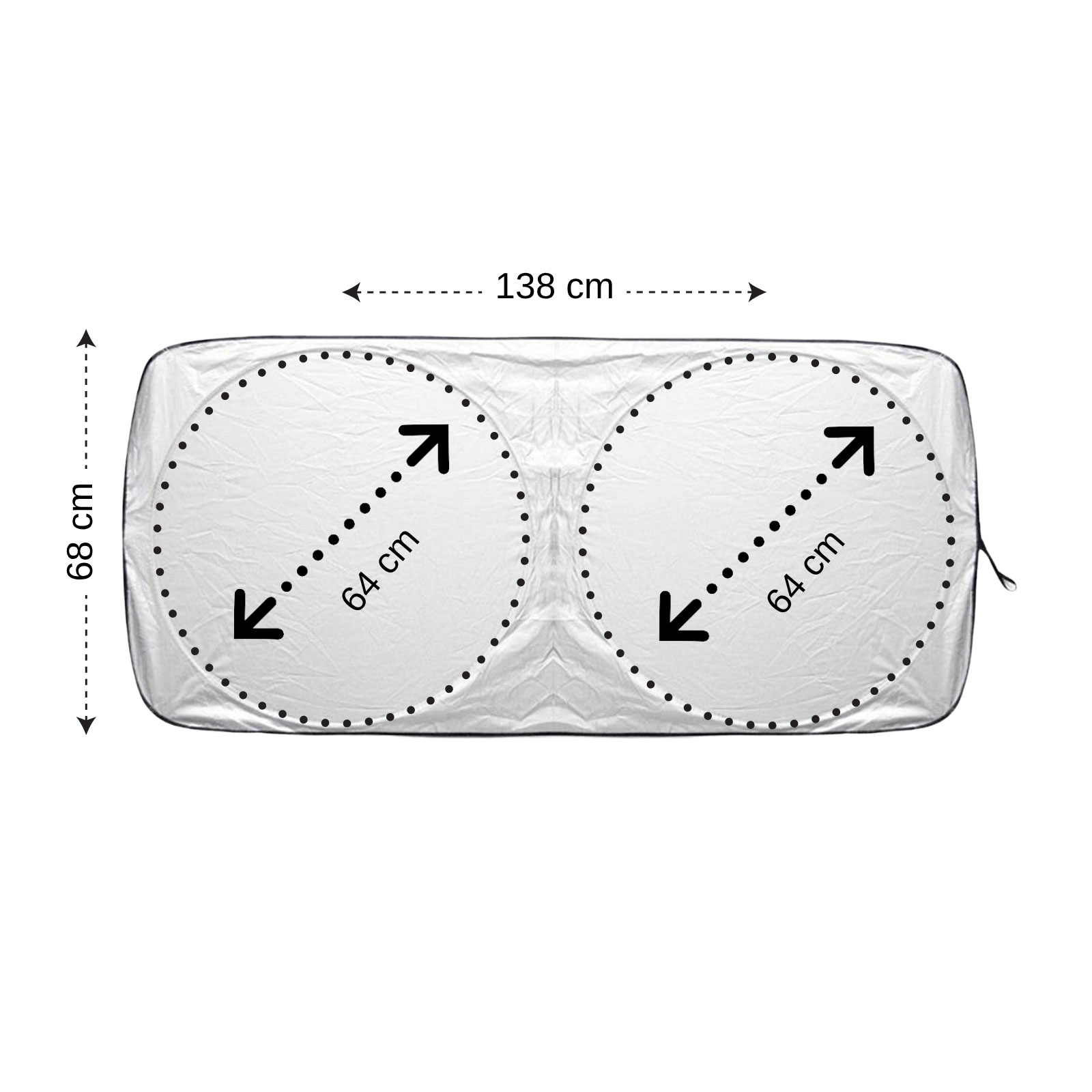 DATÇA KATLANABİLİR OTO GÜNEŞLİK