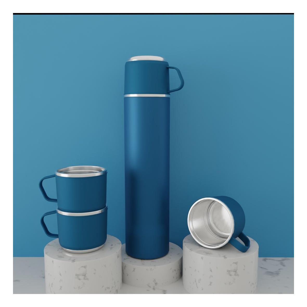 4 Bardaklı Kurumsal ve Kişiye Özel Termos Seti