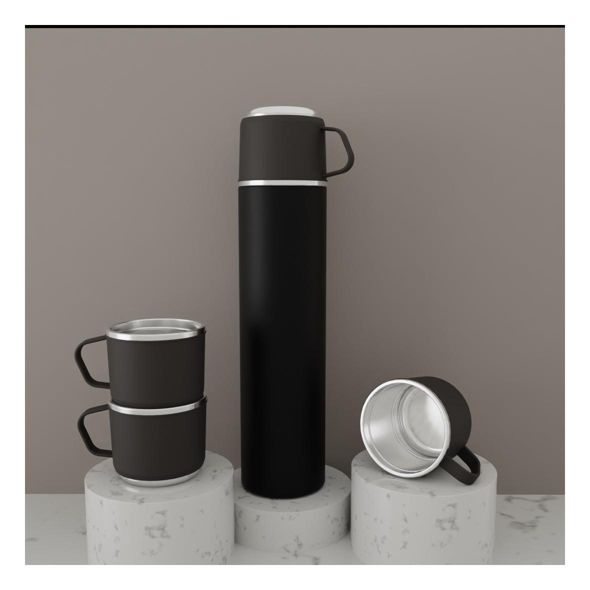 4 Bardaklı Kurumsal ve Kişiye Özel Termos Seti